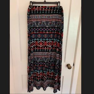 French Laundry 1X Colorful Maxi Skirt — NEVER WORN